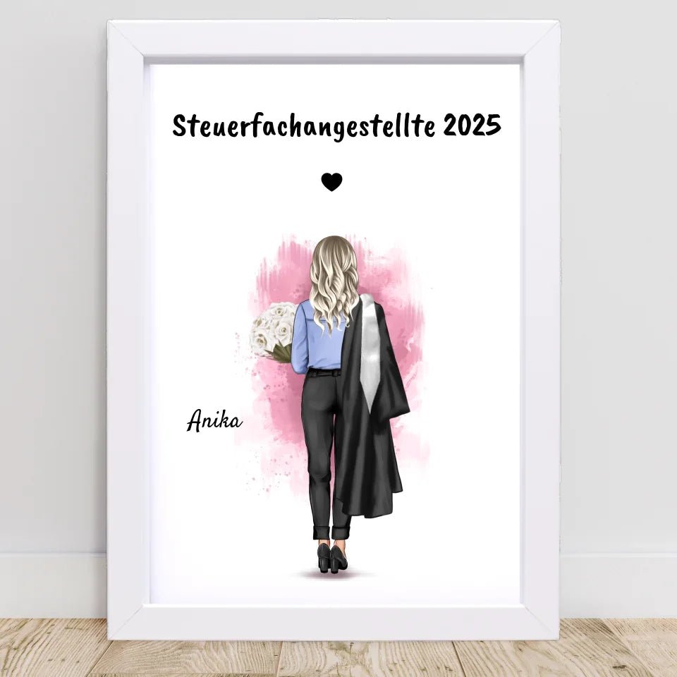 Ausbildung Mädchen Abschlussgeschenk Bild - Cantty