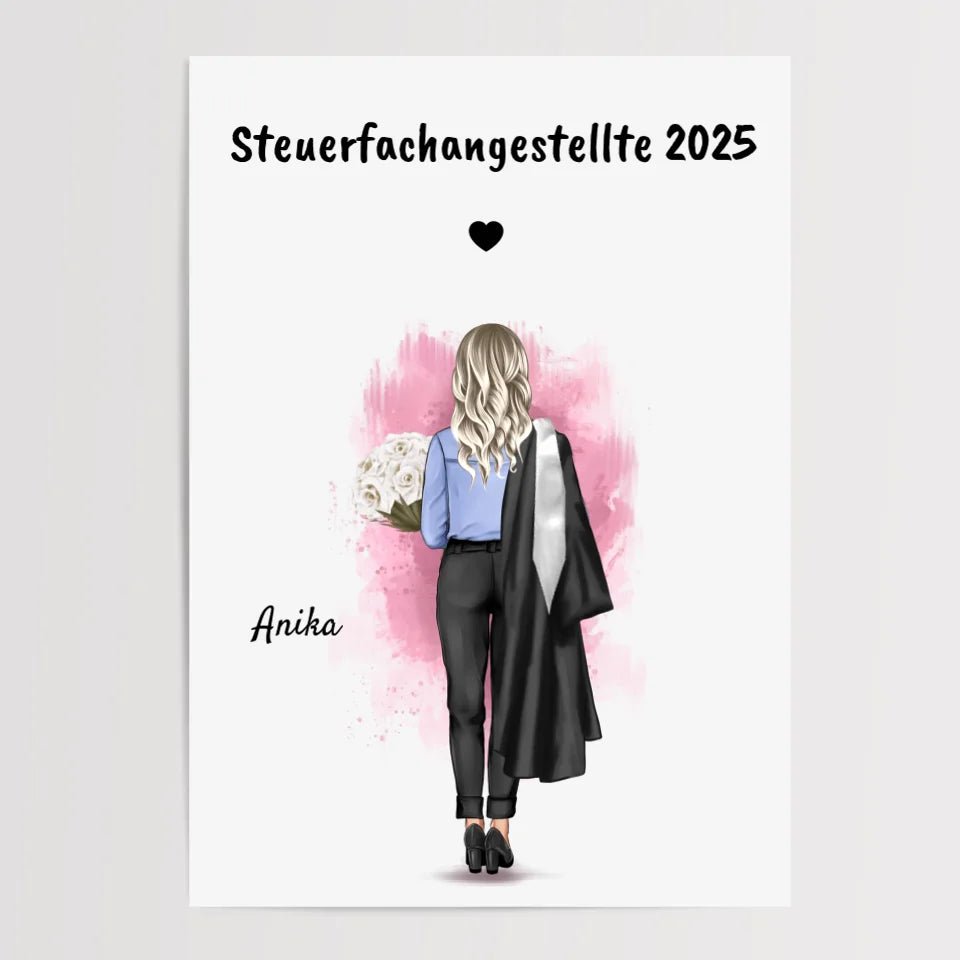 Ausbildung Mädchen Abschlussgeschenk Bild - Cantty