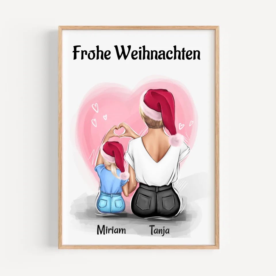 Patentante Bild Geschenk Weihnachten personalisiert - Cantty
