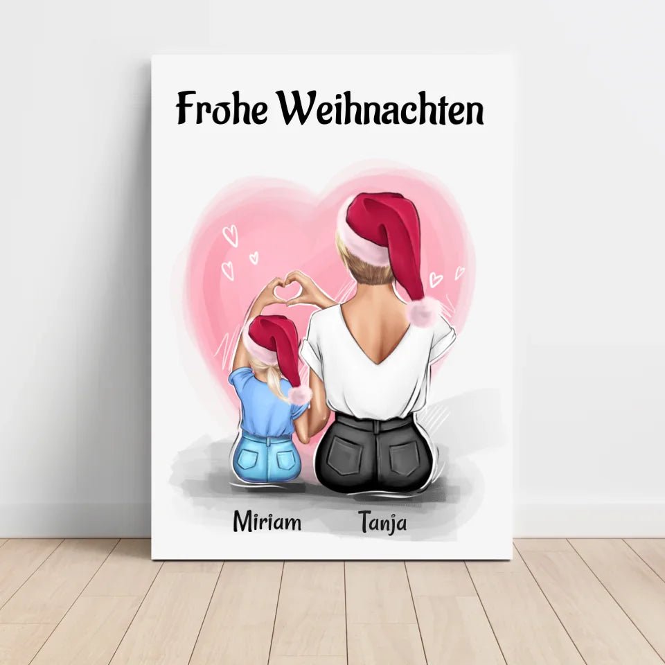 Patentante Bild Geschenk Weihnachten personalisiert - Cantty