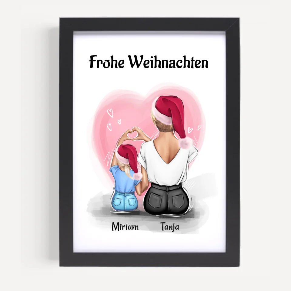 Patentante Bild Geschenk Weihnachten personalisiert - Cantty