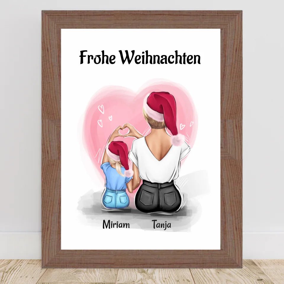 Patentante Bild Geschenk Weihnachten personalisiert - Cantty