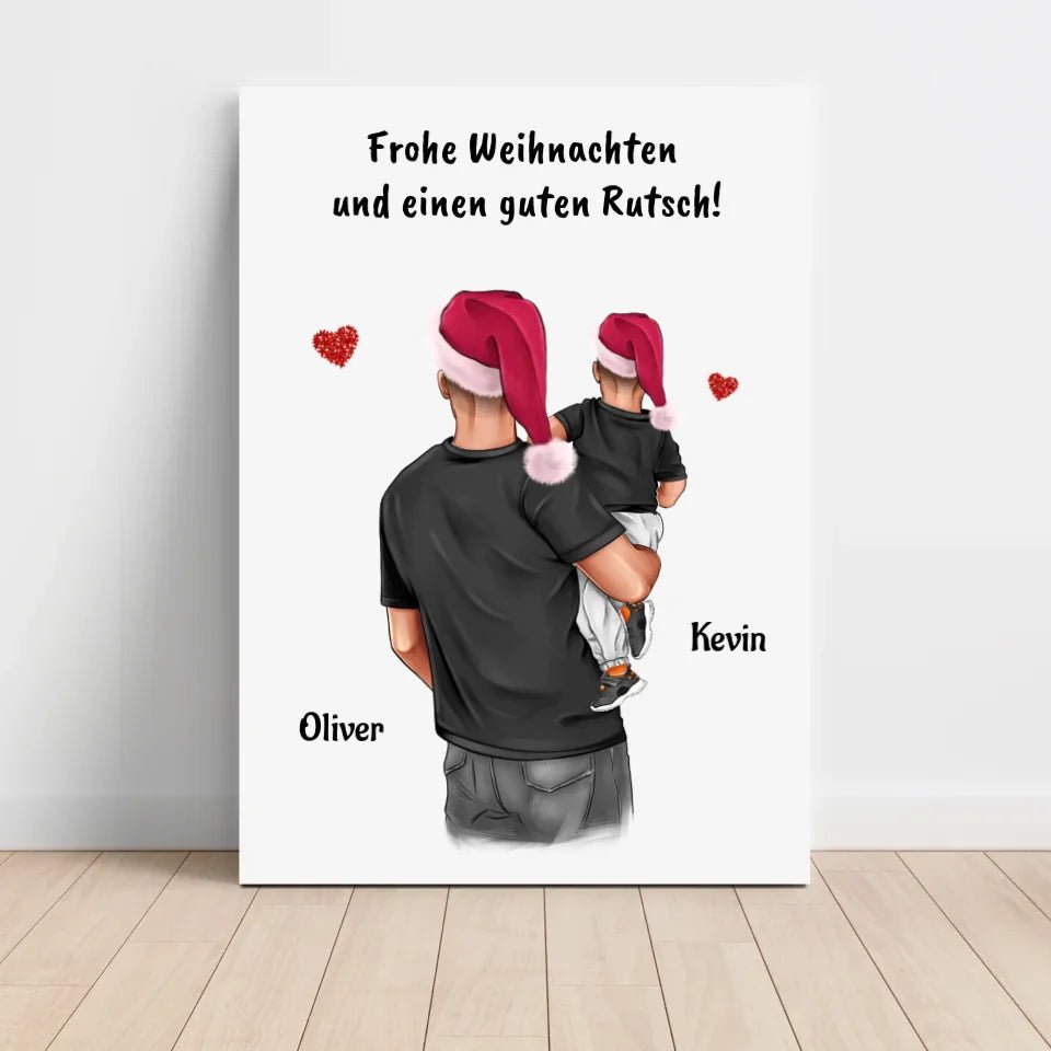 Patenonkel Junge Bild Weihnachtsgeschenk personalisieren - Cantty
