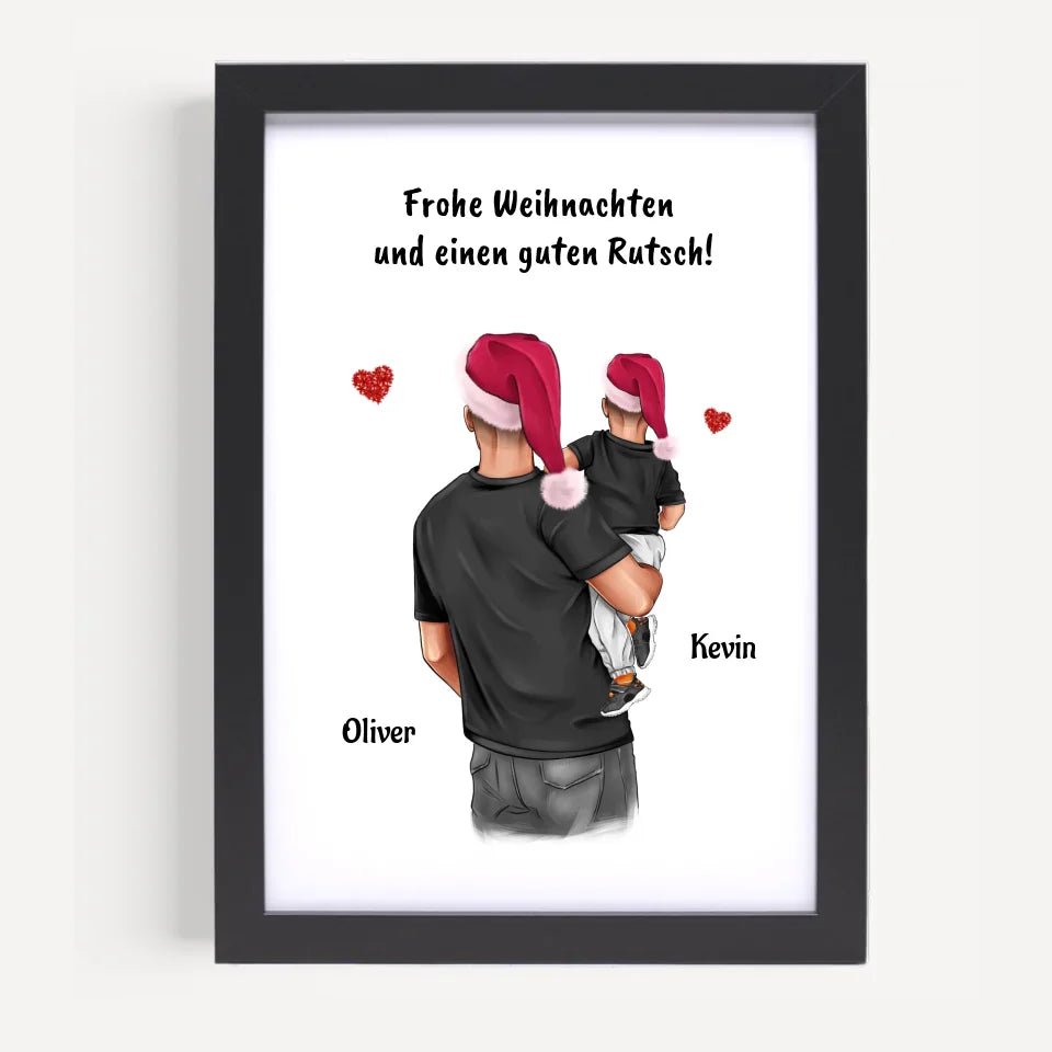 Patenonkel Junge Bild Weihnachtsgeschenk personalisieren - Cantty