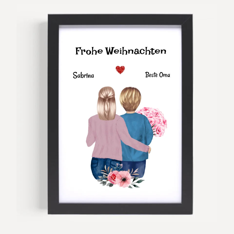 Poster mit Rahmen Schwarz 5