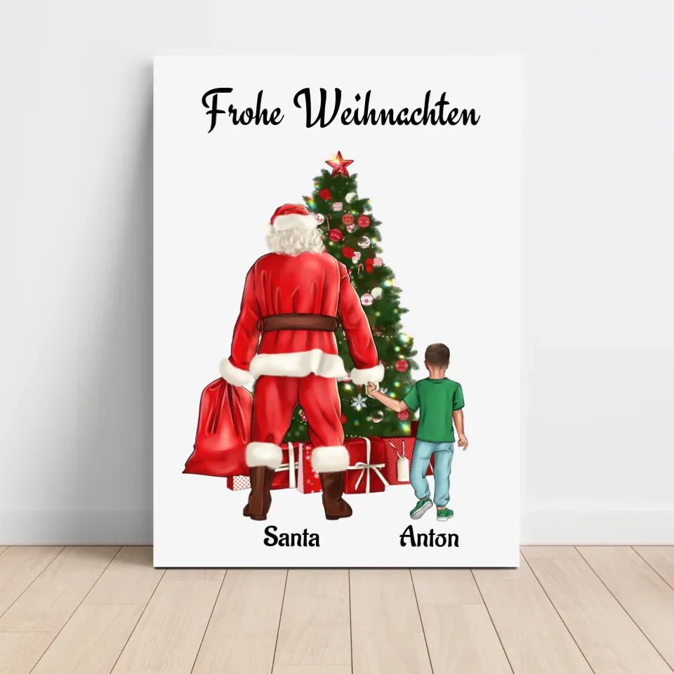 Patenkind Junge Bild Geschenk Weihnachten - Cantty
