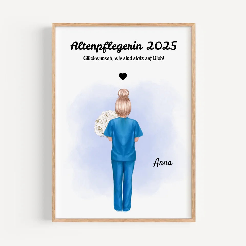 Altenpflegerin Prüfung bestanden Ausbildung Bild Geschenk - Cantty