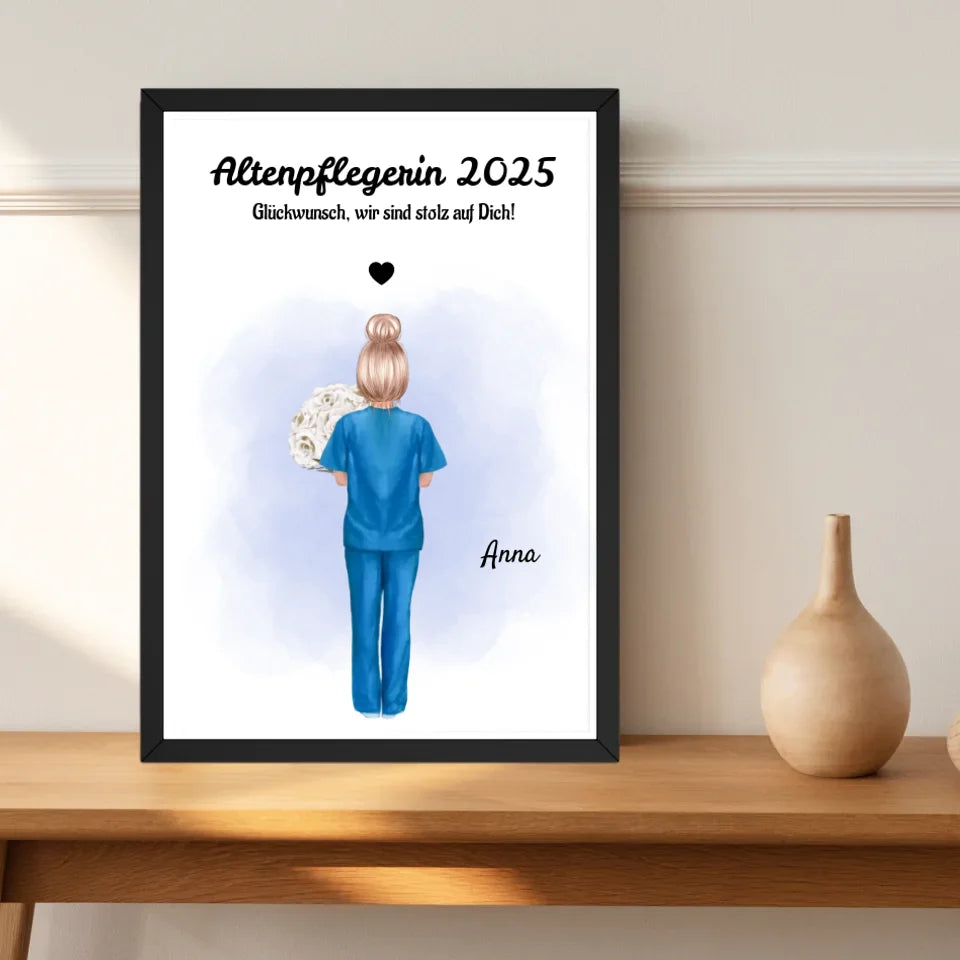 Altenpflegerin Prüfung bestanden Ausbildung Bild Geschenk - Cantty