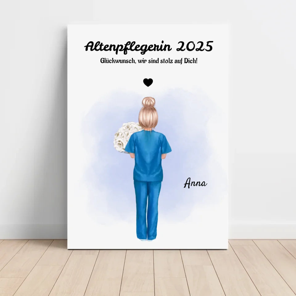 Altenpflegerin Prüfung bestanden Ausbildung Bild Geschenk - Cantty