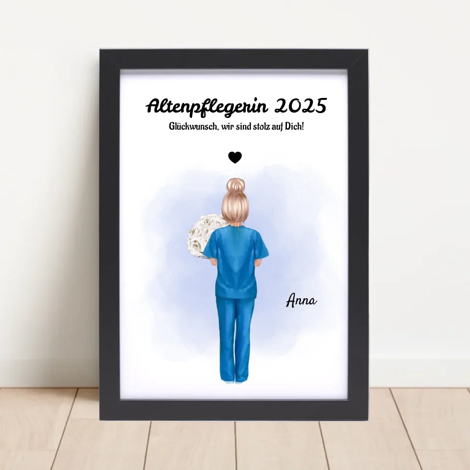 Altenpflegerin Prüfung bestanden Ausbildung Bild Geschenk - Cantty