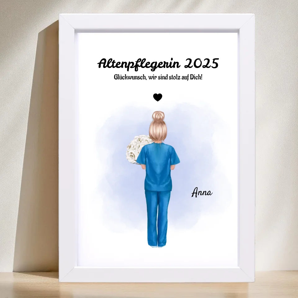 Altenpflegerin Prüfung bestanden Ausbildung Bild Geschenk - Cantty