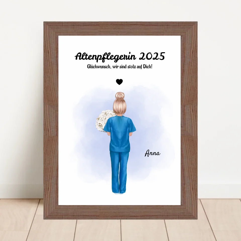 Altenpflegerin Prüfung bestanden Ausbildung Bild Geschenk - Cantty