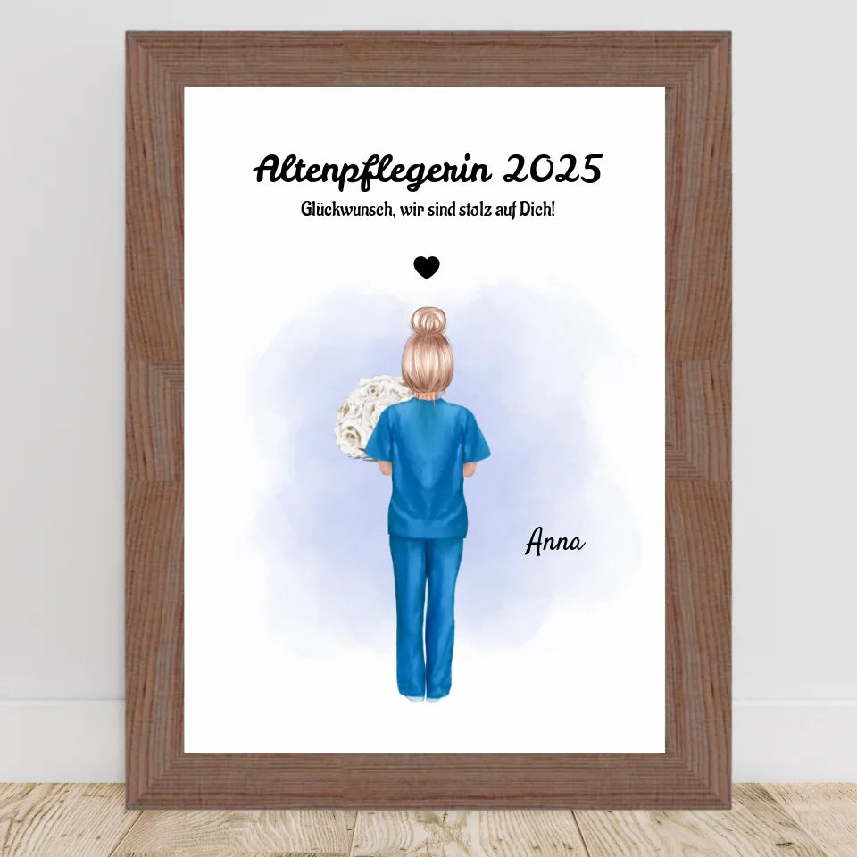 Altenpflegerin Prüfung bestanden Ausbildung Bild Geschenk - Cantty