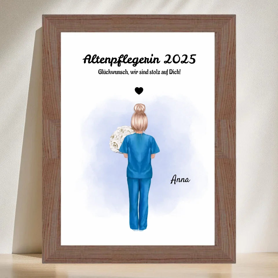 Altenpflegerin Prüfung bestanden Ausbildung Bild Geschenk - Cantty