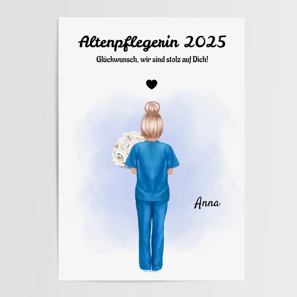 Altenpflegerin Prüfung bestanden Ausbildung Bild Geschenk - Cantty