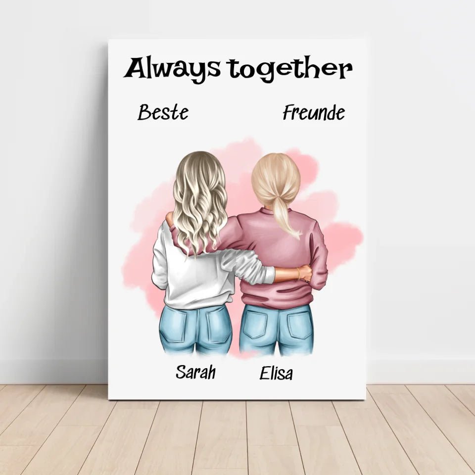Perfekte Geschenk für die beste Freundin Poster gestalten - Cantty