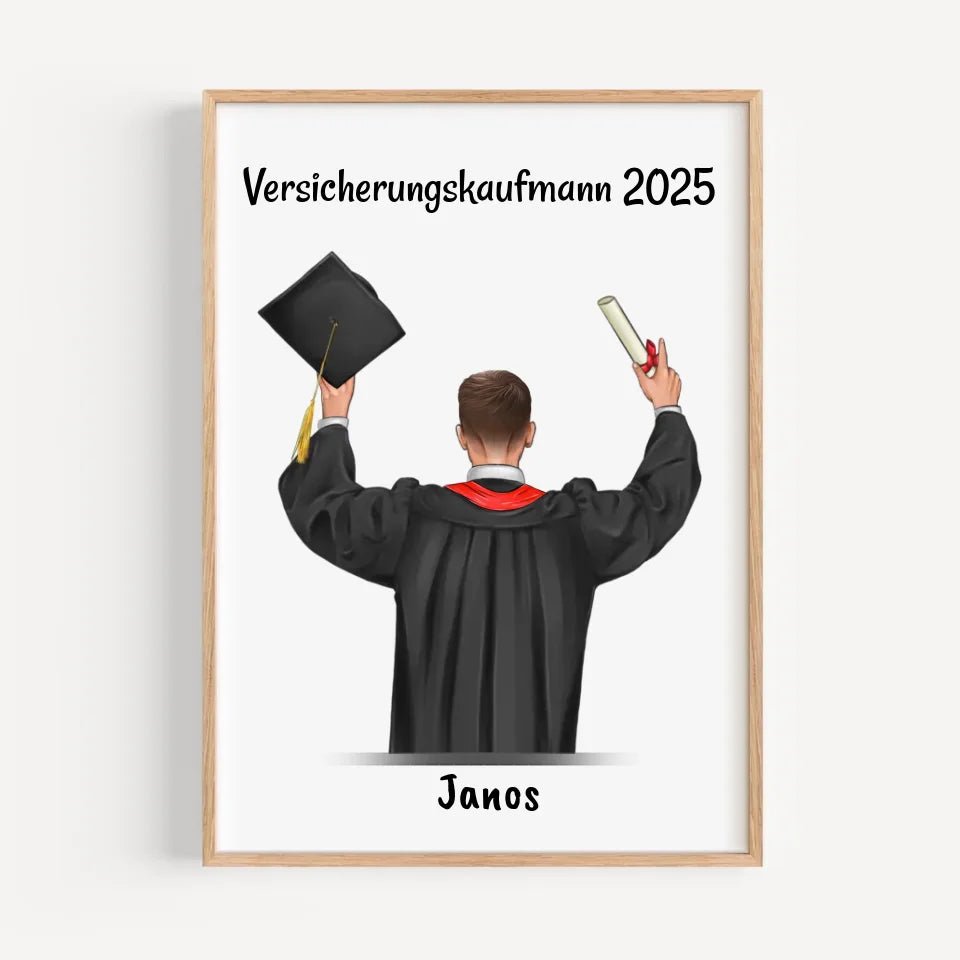 Berufsausbildung bestanden Bild Geschenk personalisiert - Cantty