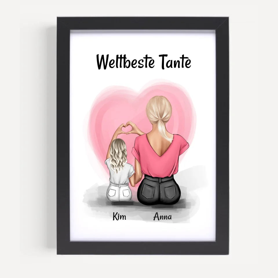 Poster mit Rahmen Schwarz 5