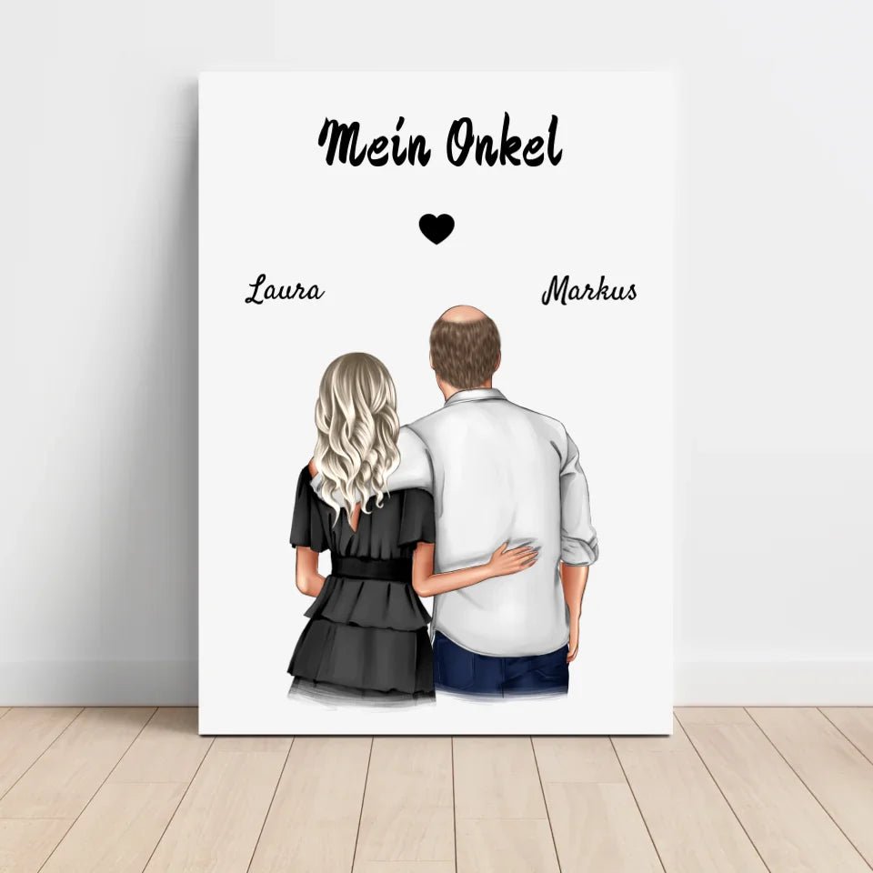 Onkel erwachsene Nichte Bild Geschenk gestalten - Cantty
