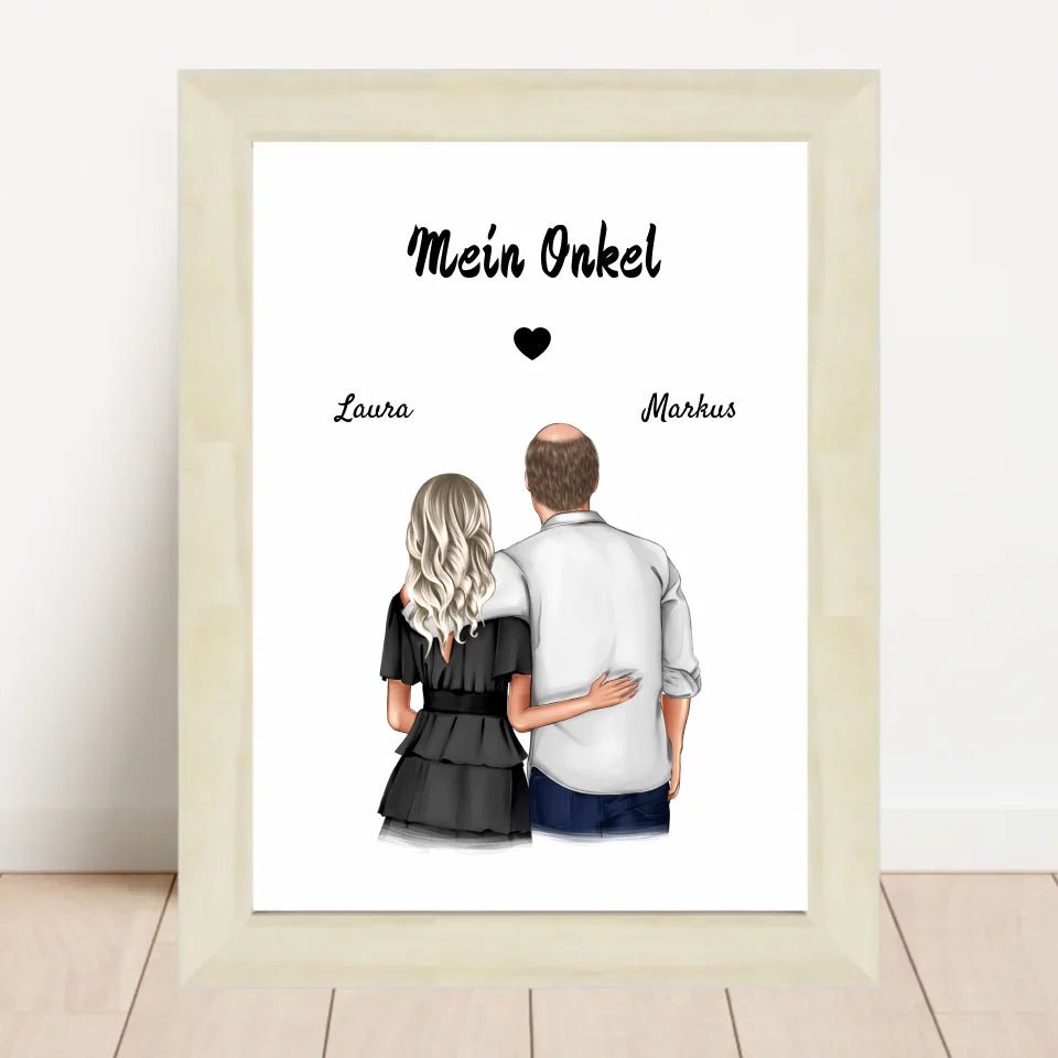 Onkel erwachsene Nichte Bild Geschenk gestalten - Cantty