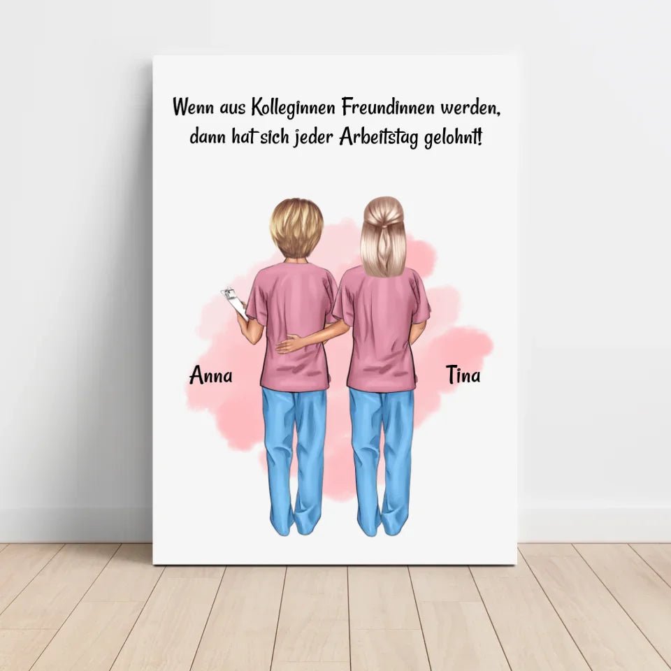 Kollegin Bild Geschenk Arzthelferin & Altenpflegerin - Cantty