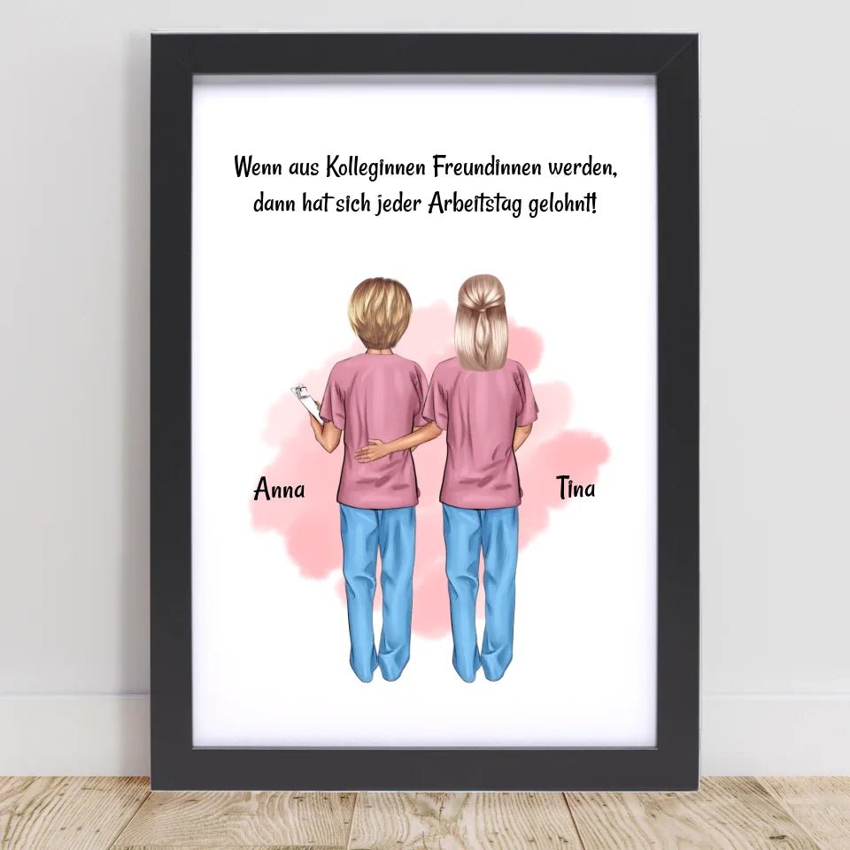 Kollegin Bild Geschenk Arzthelferin & Altenpflegerin - Cantty