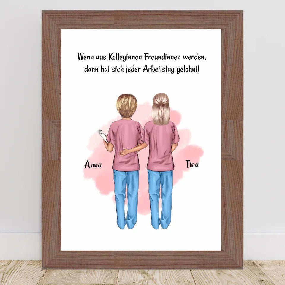 Kollegin Bild Geschenk Arzthelferin & Altenpflegerin - Cantty