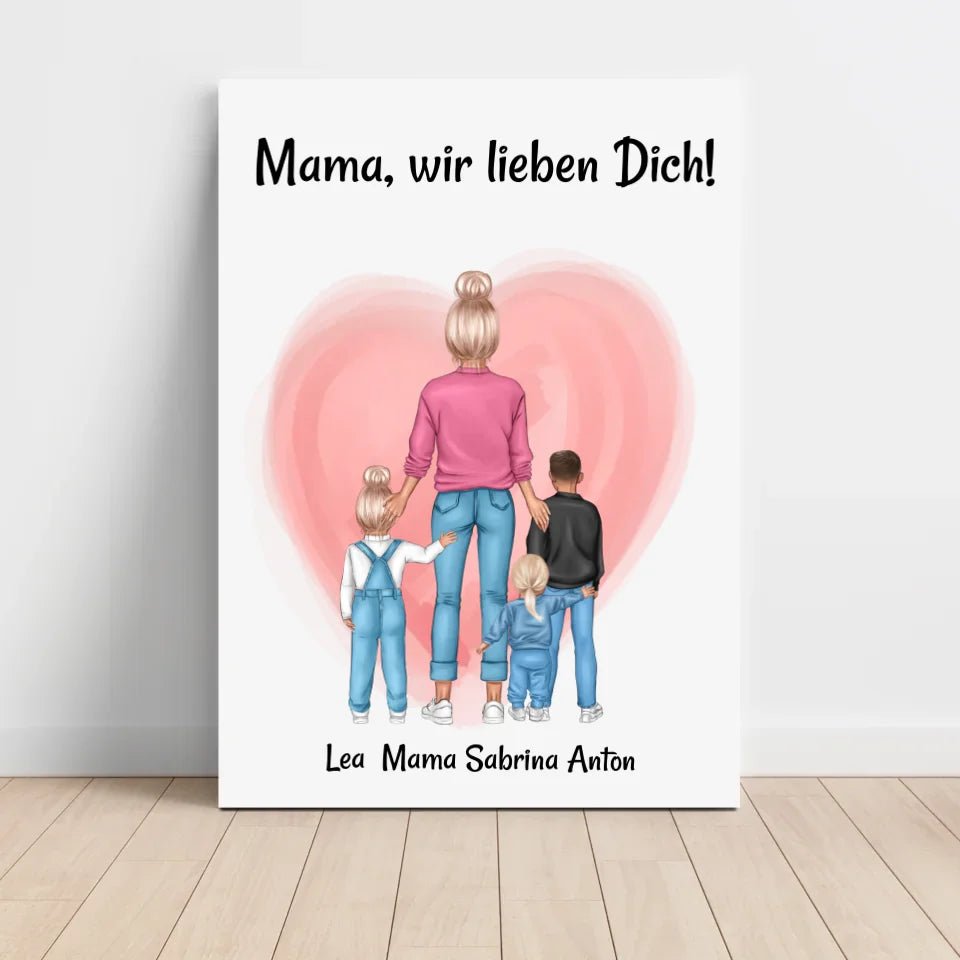 Personalisiertes Poster Geschenk für Mama zum Geburtstag - Cantty