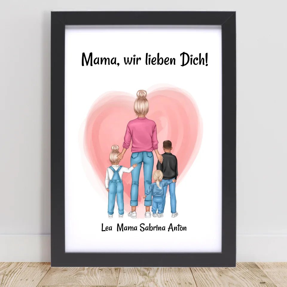 Personalisiertes Poster Geschenk für Mama zum Geburtstag - Cantty
