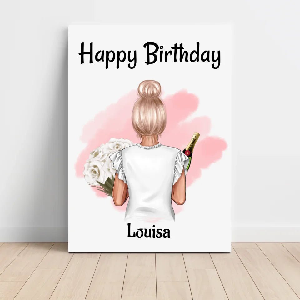 Geschenk für Patentante Bild personalisiert - Cantty