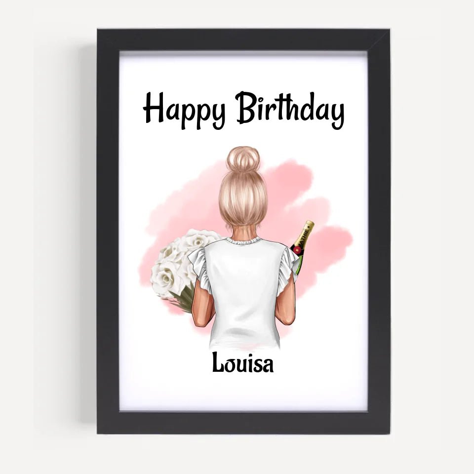 Geschenk für Patentante Bild personalisiert - Cantty