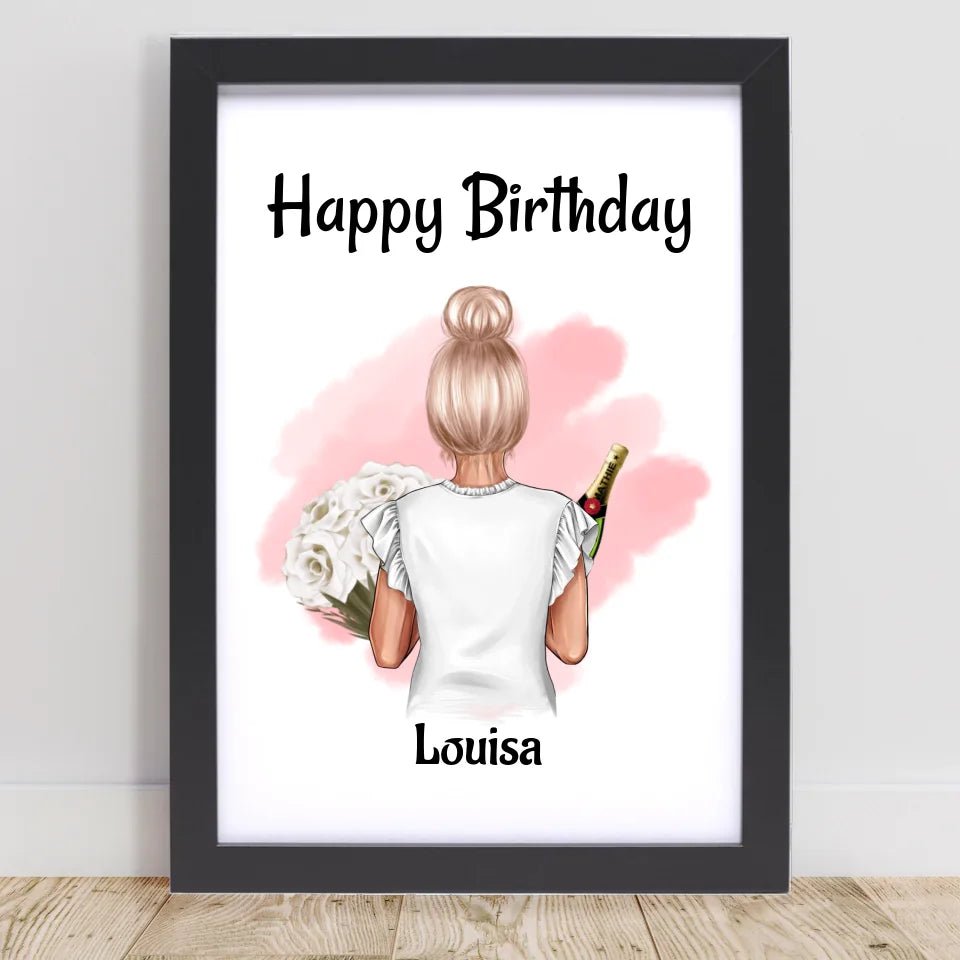 Geschenk für Patentante Bild personalisiert - Cantty