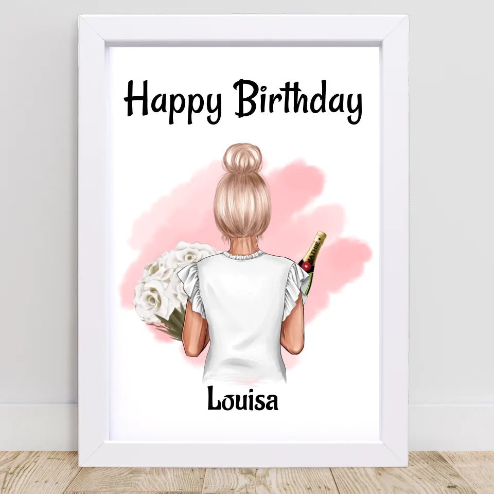 Geschenk für Patentante Bild personalisiert - Cantty