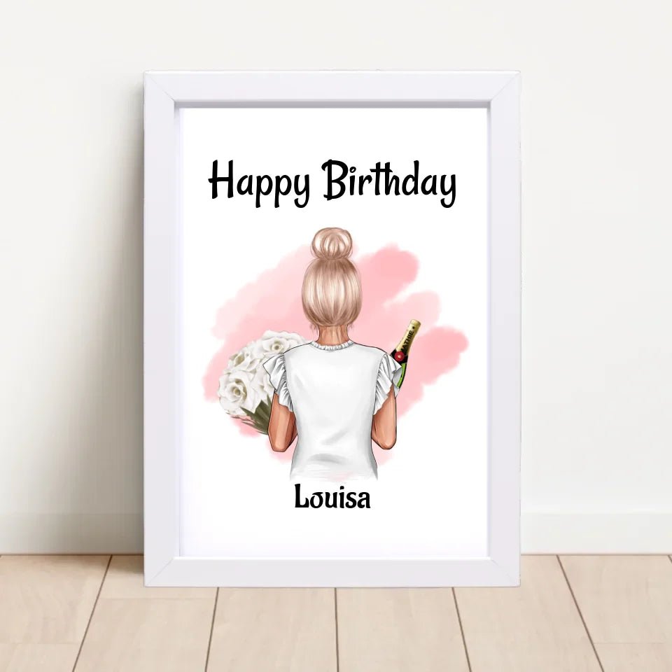 Geschenk für Patentante Bild personalisiert - Cantty