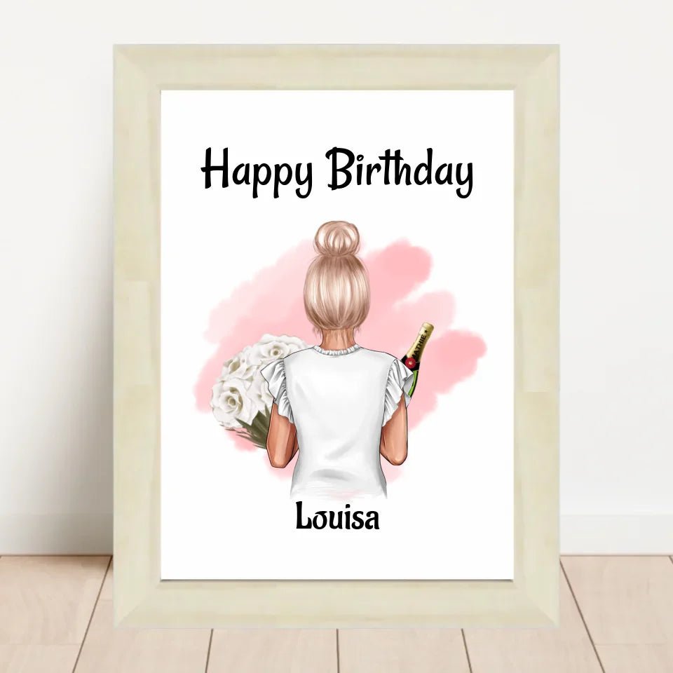 Geschenk für Patentante Bild personalisiert - Cantty