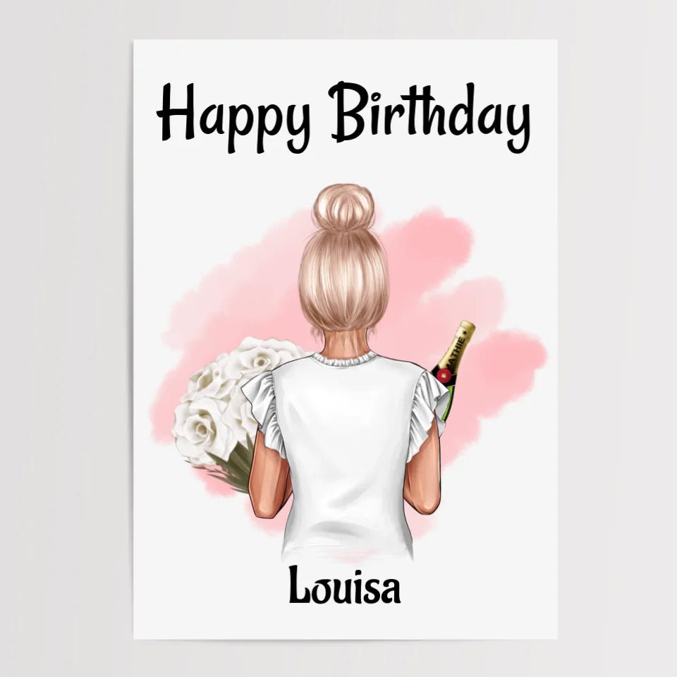 Geschenk für Patentante Bild personalisiert - Cantty