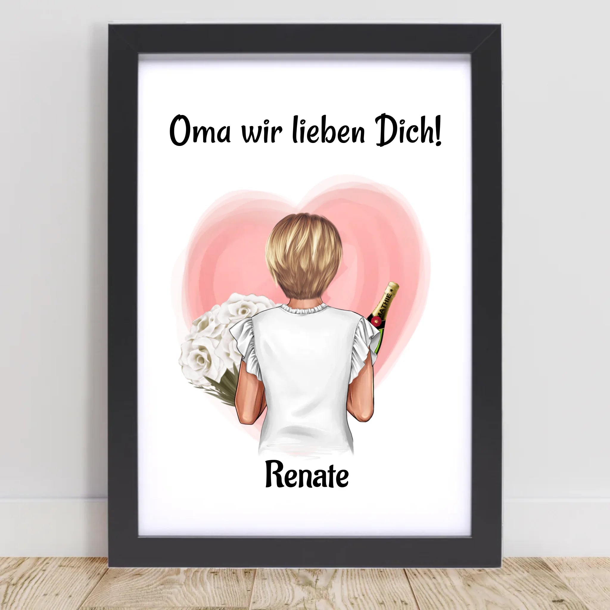 Oma Muttertag Poster Geschenk - Cantty