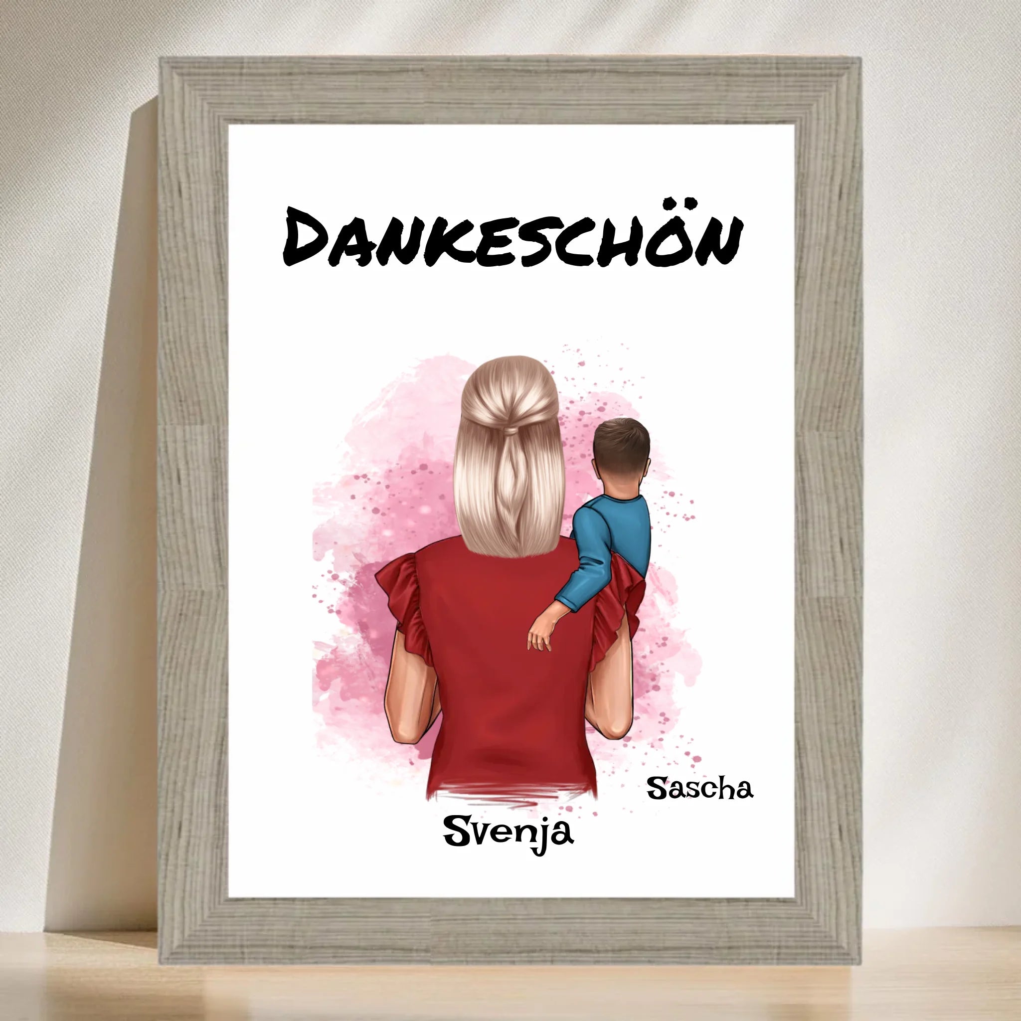 Erzieherin Abschiedsgeschenk Krippe Kita Poster personalisiert - Cantty