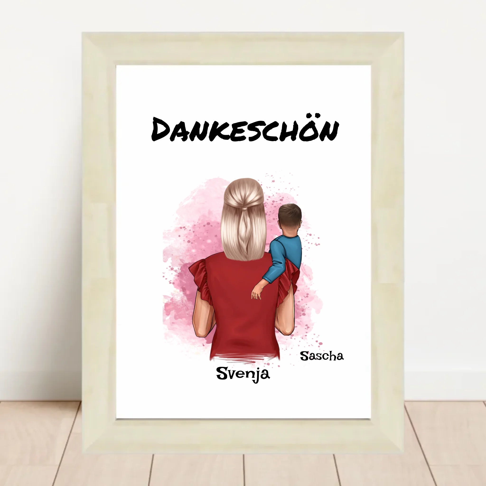 Erzieherin Abschiedsgeschenk Krippe Kita Poster personalisiert - Cantty