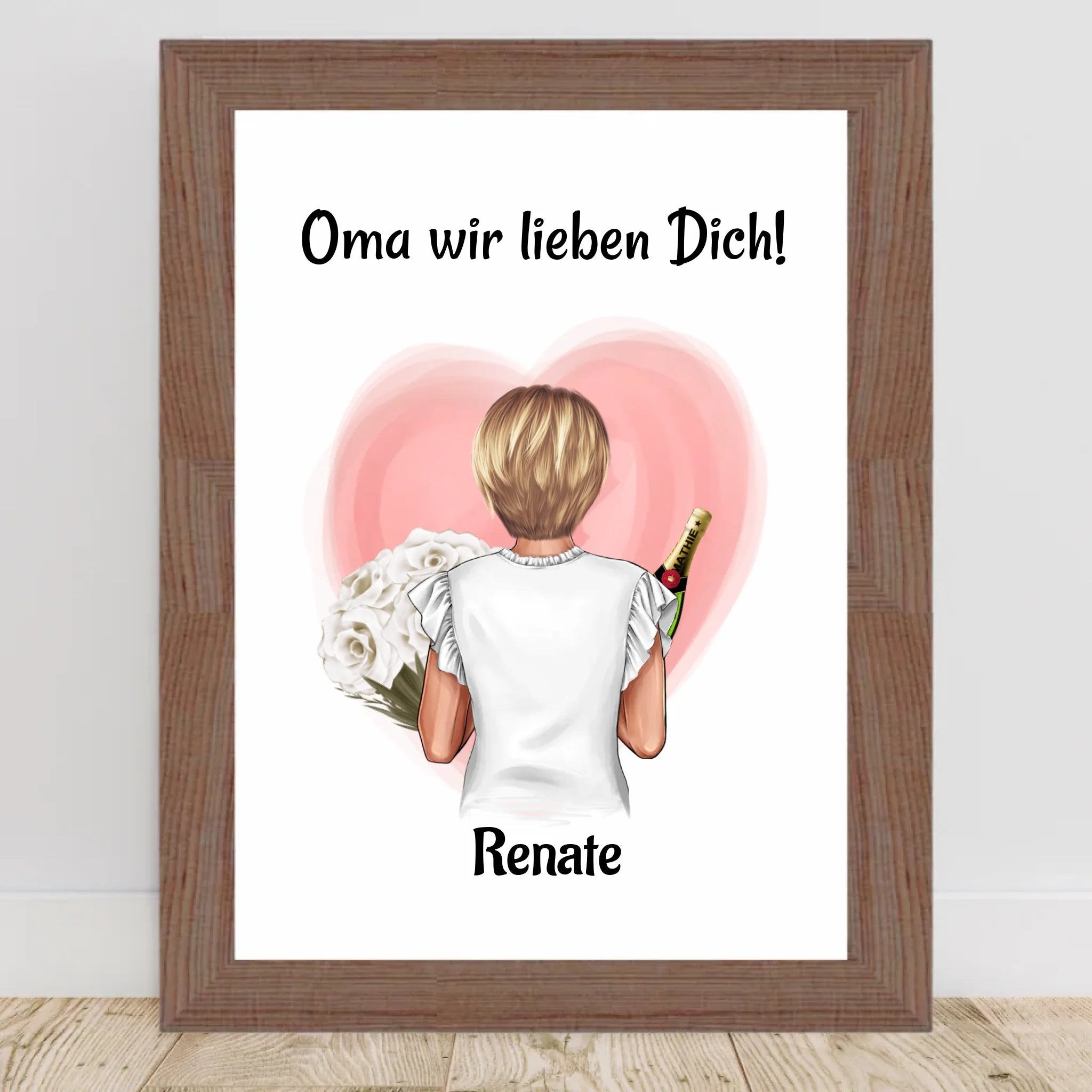 Oma Muttertag Poster Geschenk - Cantty