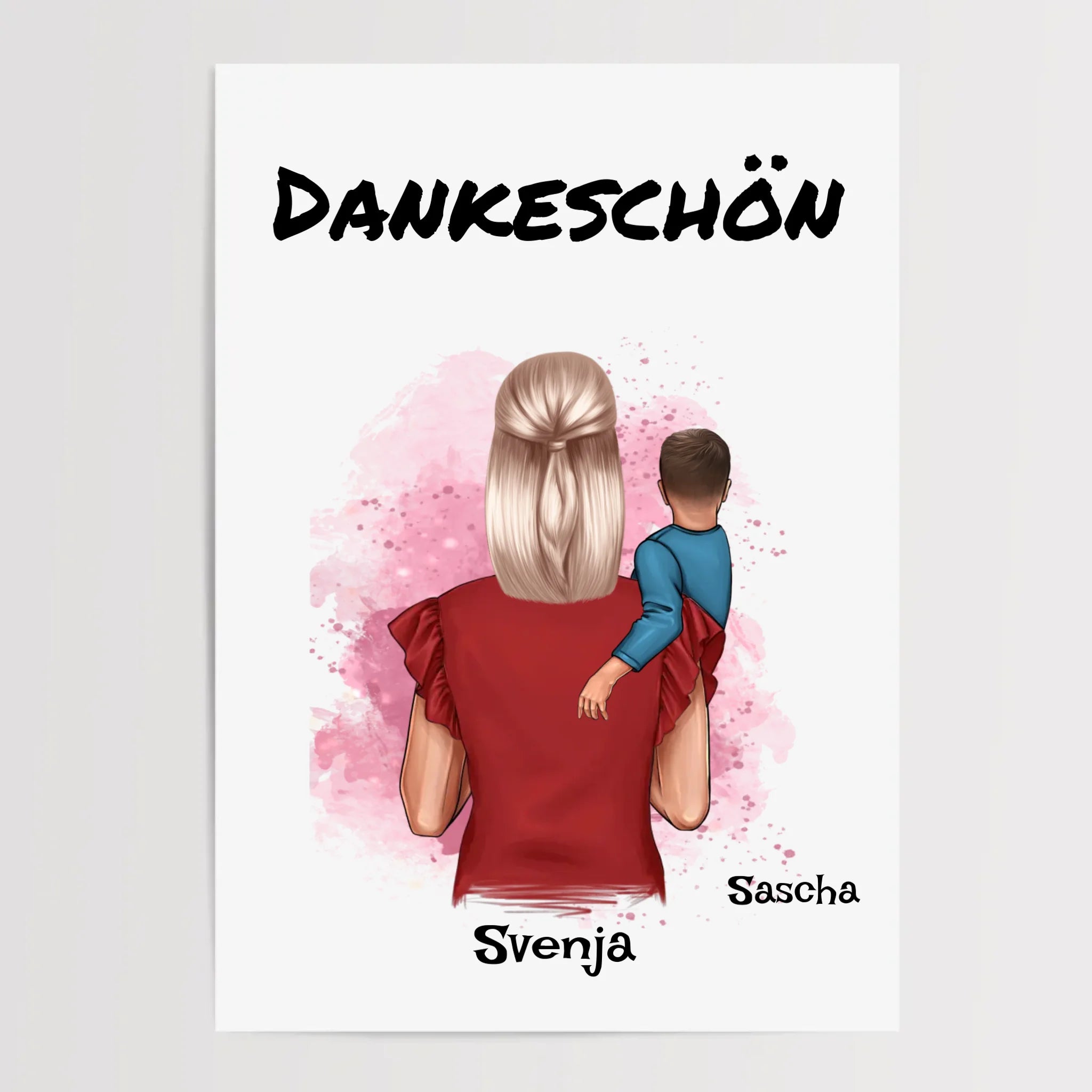 Erzieherin Abschiedsgeschenk Krippe Kita Poster personalisiert - Cantty