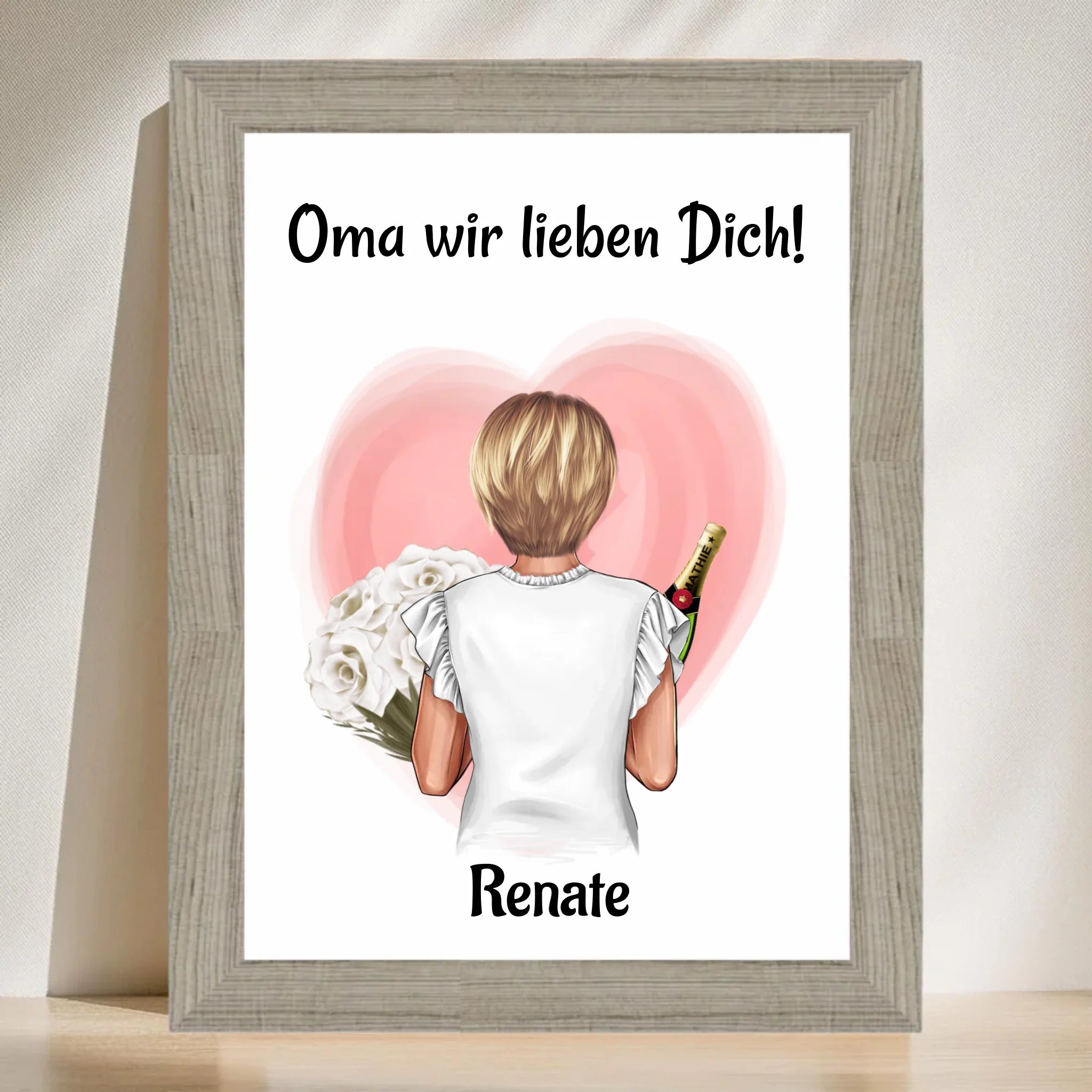 Oma Muttertag Poster Geschenk - Cantty