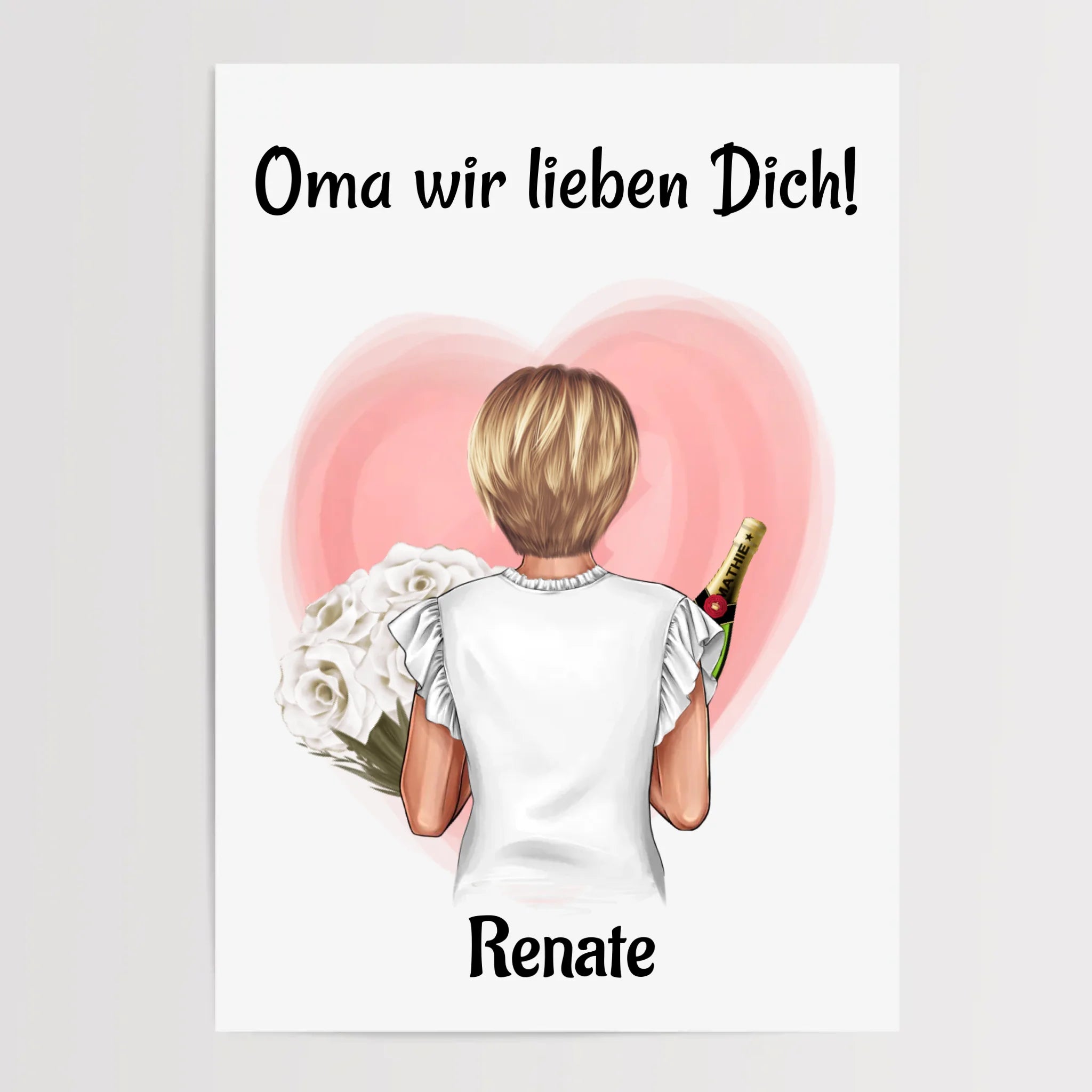 Oma Muttertag Poster Geschenk - Cantty