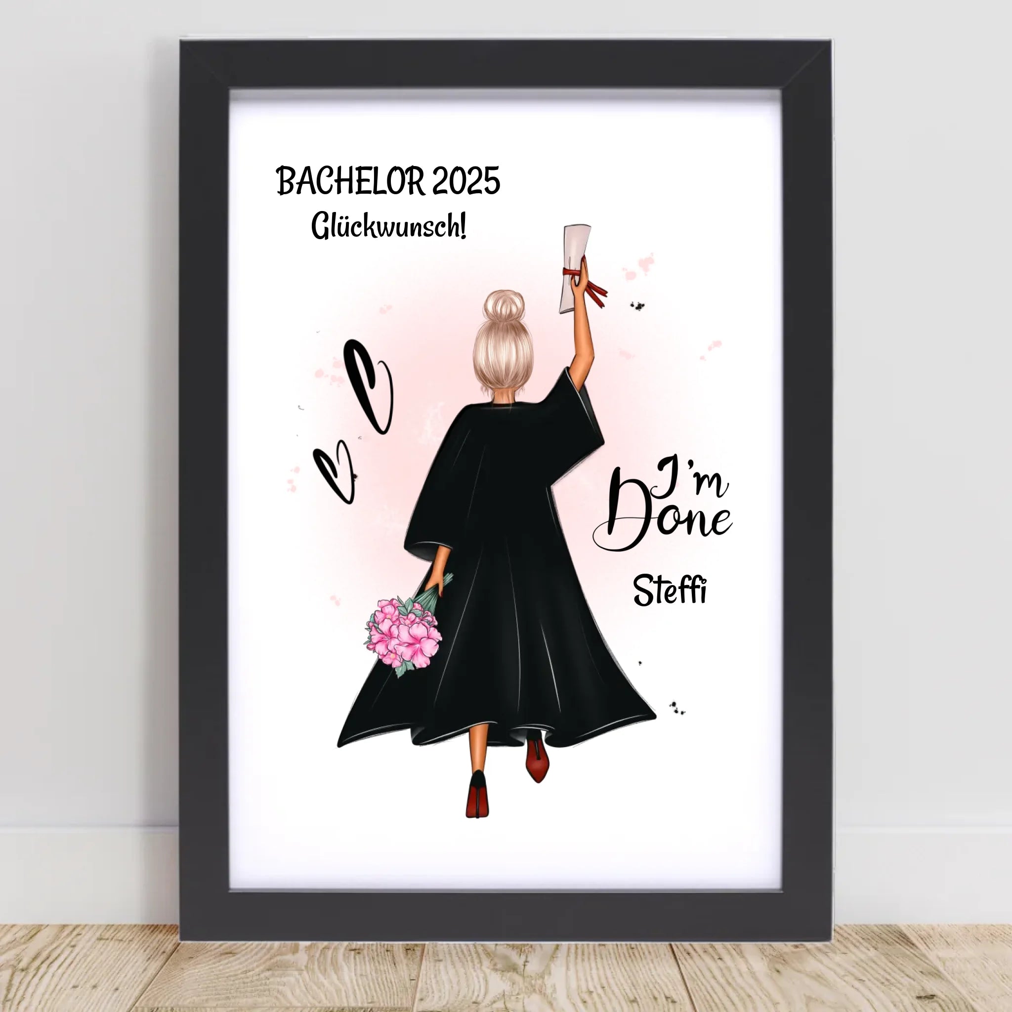 Bachelorstudium Poster Abschlussgeschenk für Mädchen - Cantty