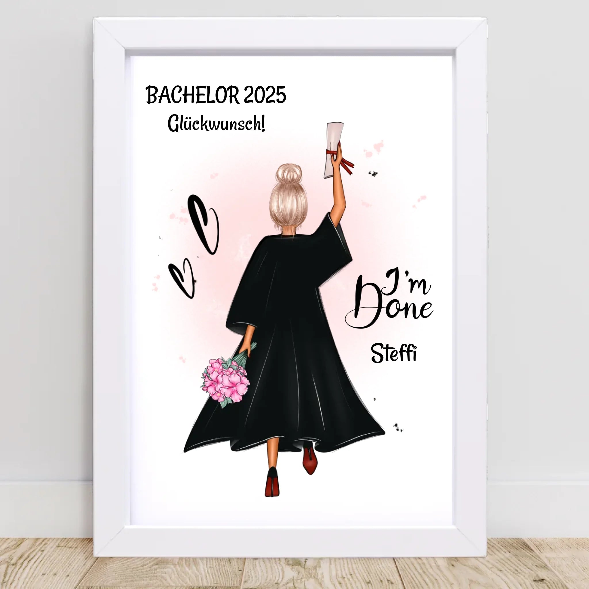 Bachelorstudium Poster Abschlussgeschenk für Mädchen - Cantty