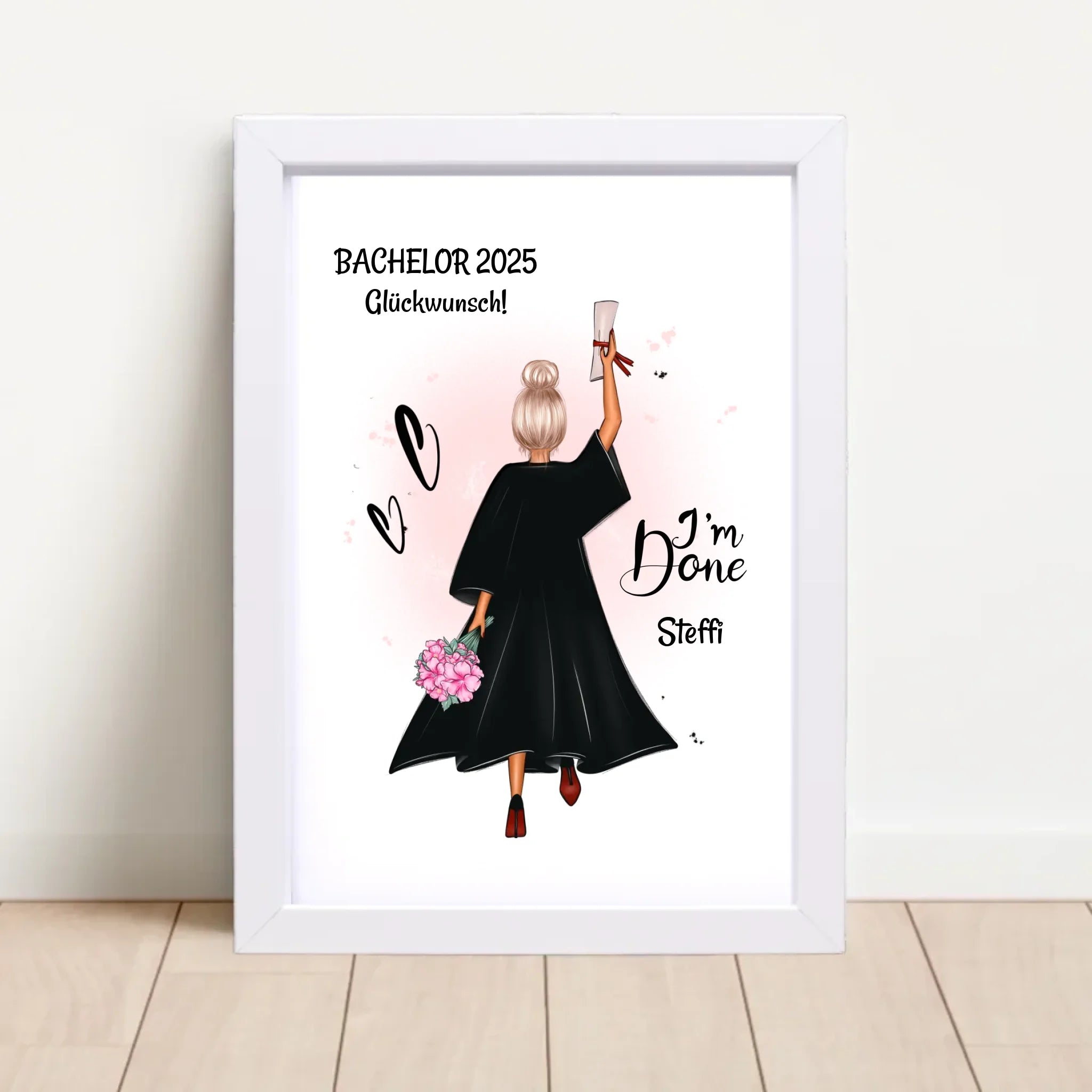 Bachelorstudium Poster Abschlussgeschenk für Mädchen - Cantty