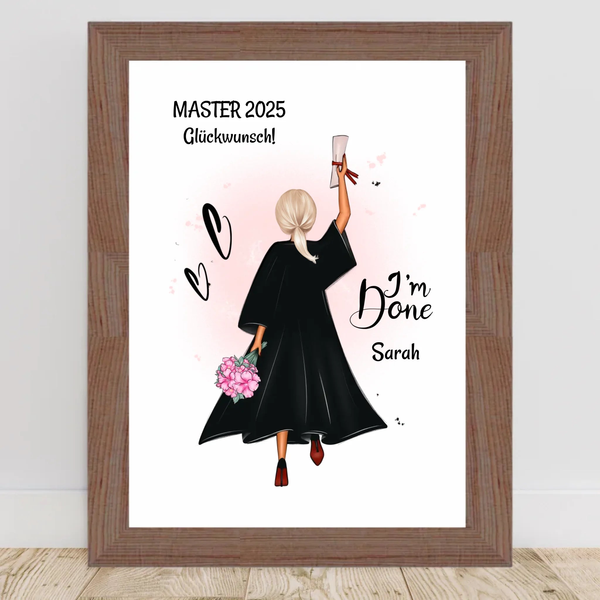 Geschenk Poster zum Master Abschluss für Sie - Cantty