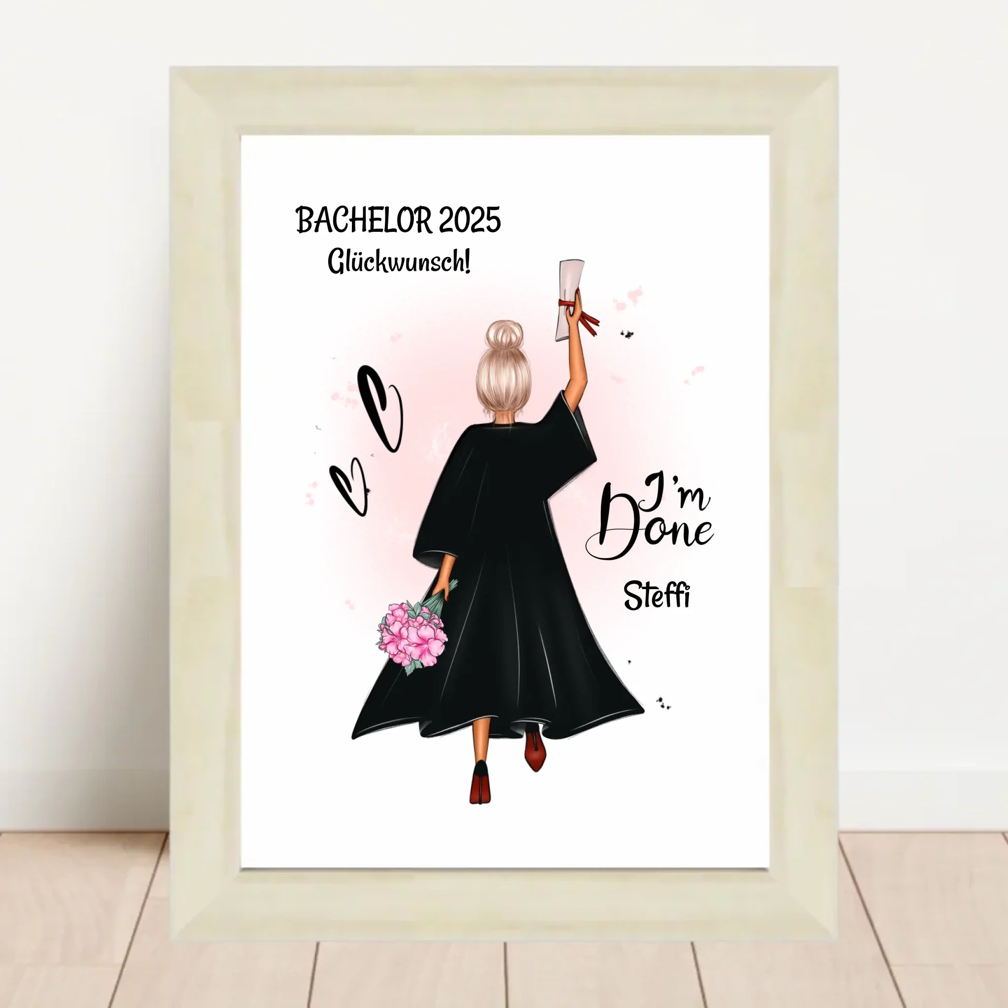 Bachelorstudium Poster Abschlussgeschenk für Mädchen - Cantty