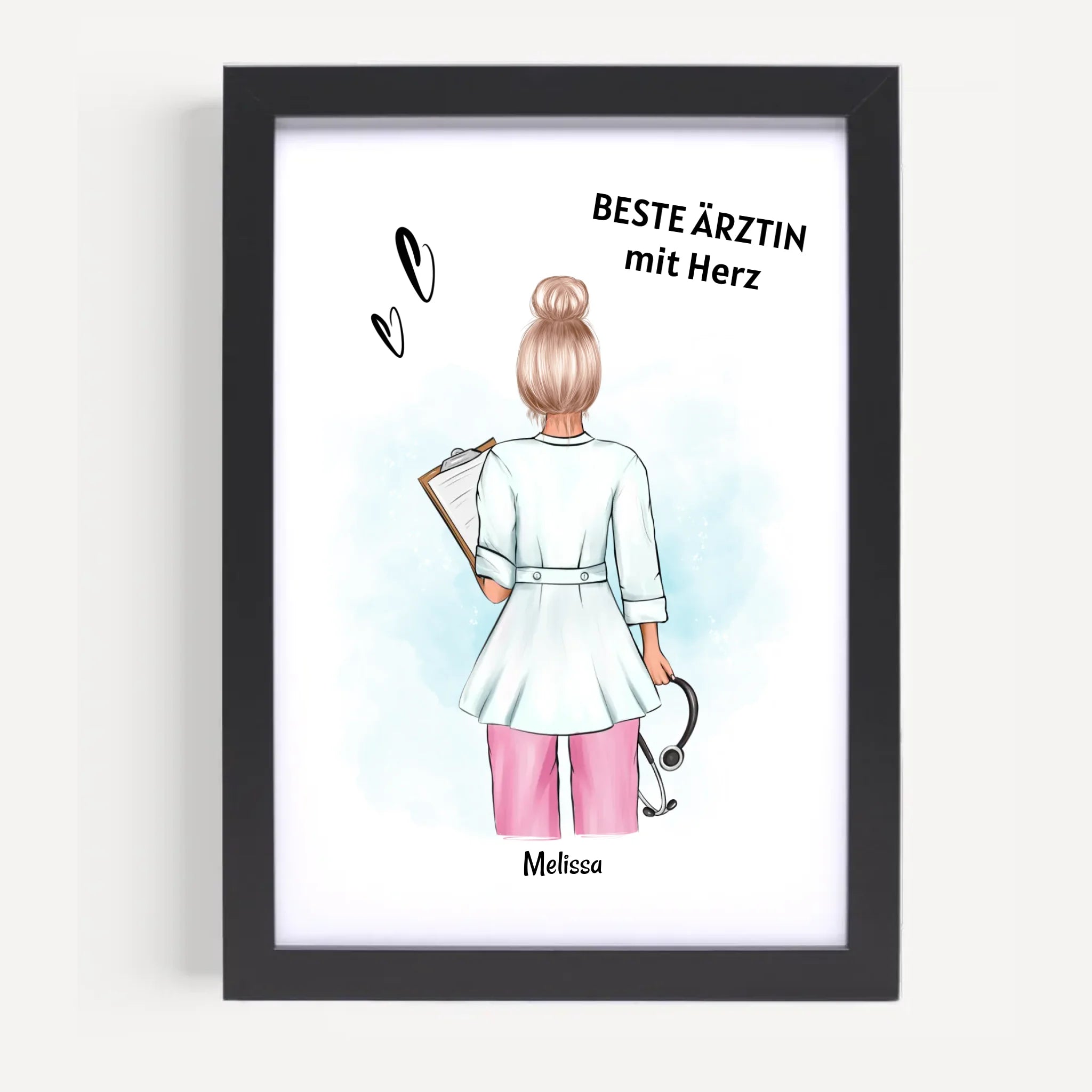 Ärztin Geschenk Poster personalisiert - Cantty