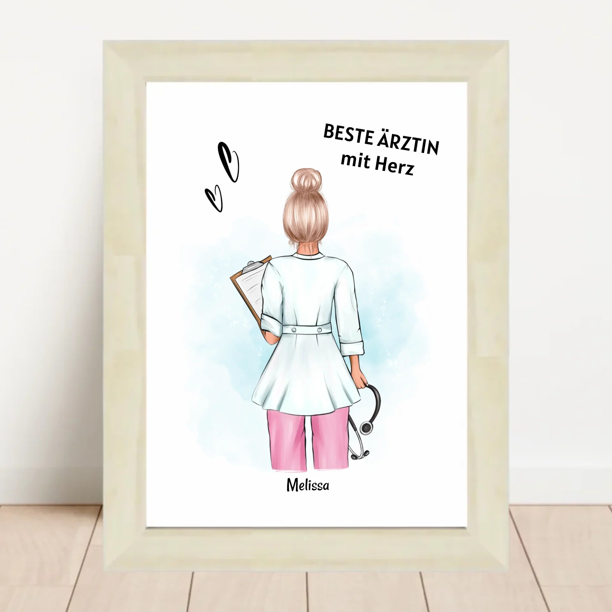 Ärztin Geschenk Poster personalisiert - Cantty